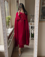 Shimmering Georgette Sequined Palazzo Ensemble