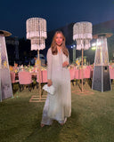 Occasion Wear Georgette Cream Color Salwar Suit