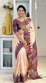 Timeless Tussar Silk Elegance