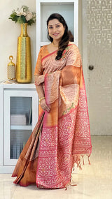 Elegant Soft Tussar Silk Saree