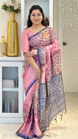 Elegant Soft Tussar Silk Saree