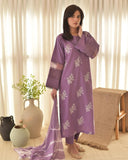 Classy Roman Silk Lavender Color Salwar Suit