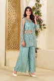 Embroidery Work Rama Color Top With Palazzo