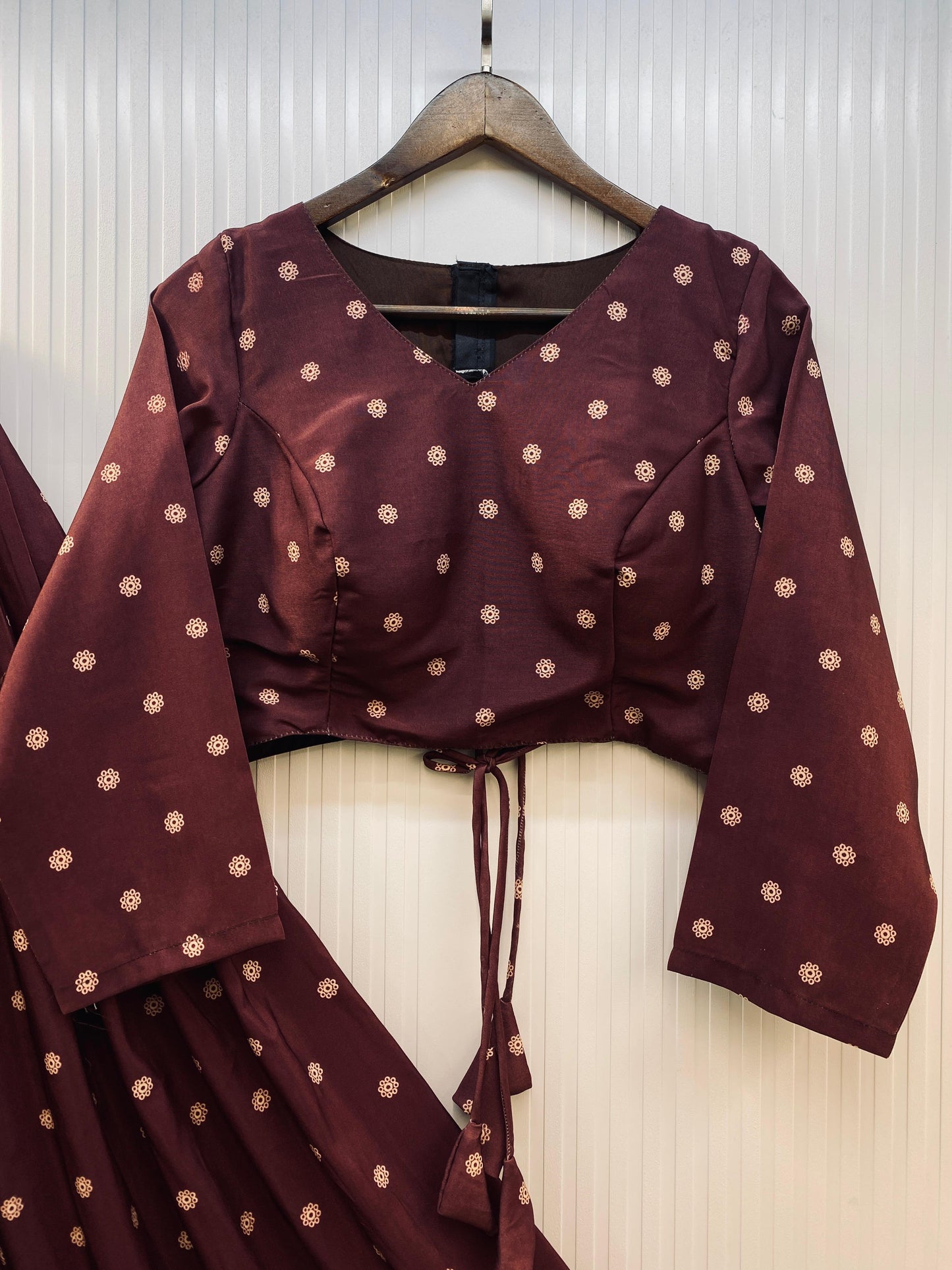 Dandiya Special Maroon Sequence Work Lehenga Choli