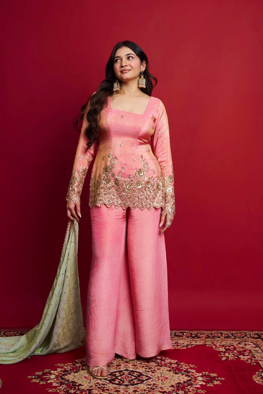 Sparkle Grace Designer Sharara Set