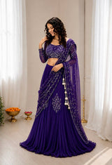 Trending Designer Lehenga Choli with Attached Pallu