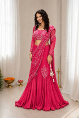 Trending Designer Lehenga Choli with Attached Pallu