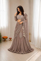 Trending Designer Lehenga Choli with Attached Pallu