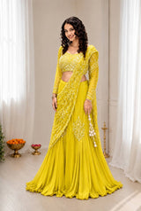 Trending Designer Lehenga Choli with Attached Pallu